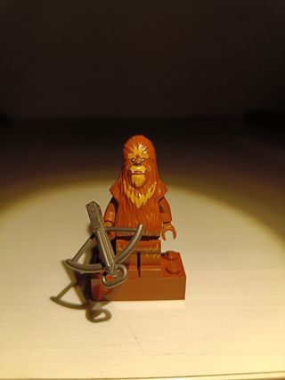 Lego Chewbacca Minifigura con Ballesta