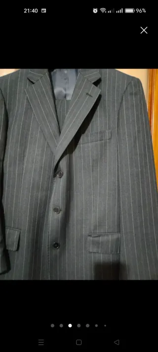 Completo uomo blu scuro taglia 46