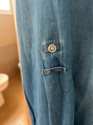 Camisa vaquera manga larga