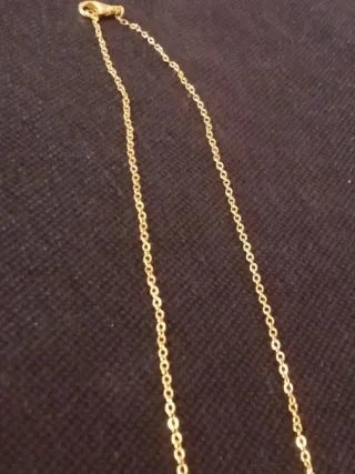 Cadena Rolo Chapado Oro Italiano 18 kilates.