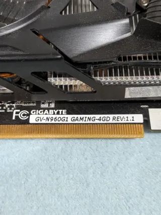 Tarjeta Gráfica Nvidia
Gigabyte GTX 960 4GB