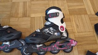 Patines Oxelo Talla 34-36 + Protecciones