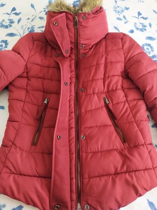 Anorak mujer granate 