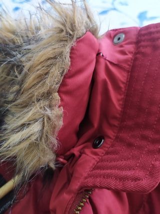 Anorak mujer granate 
