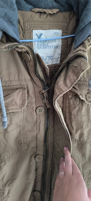 Chaqueta American Eagle talla XL marrón vintage
