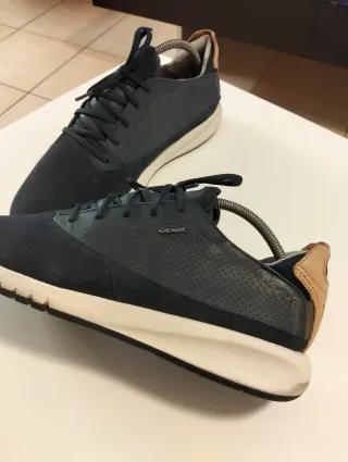Scarpe Geox blu e beige