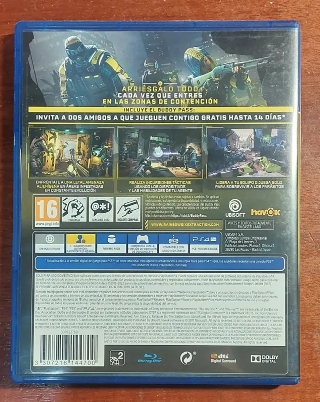 Rainbow Six Extraction PS4