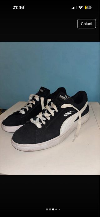 Sneakers Puma nere donna