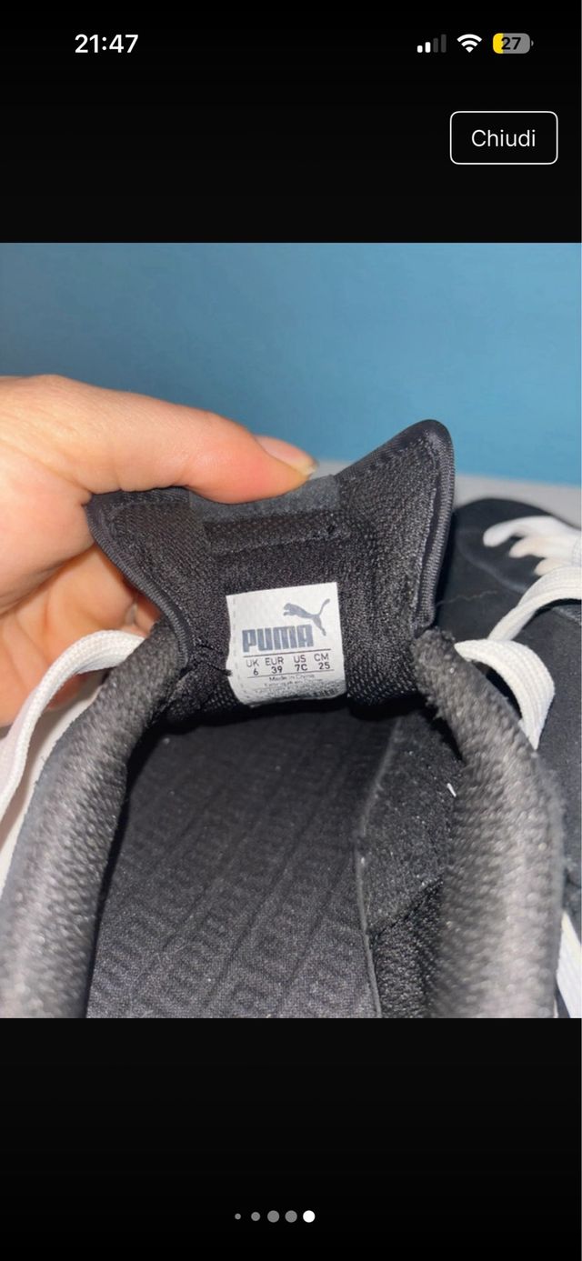 Sneakers Puma nere donna