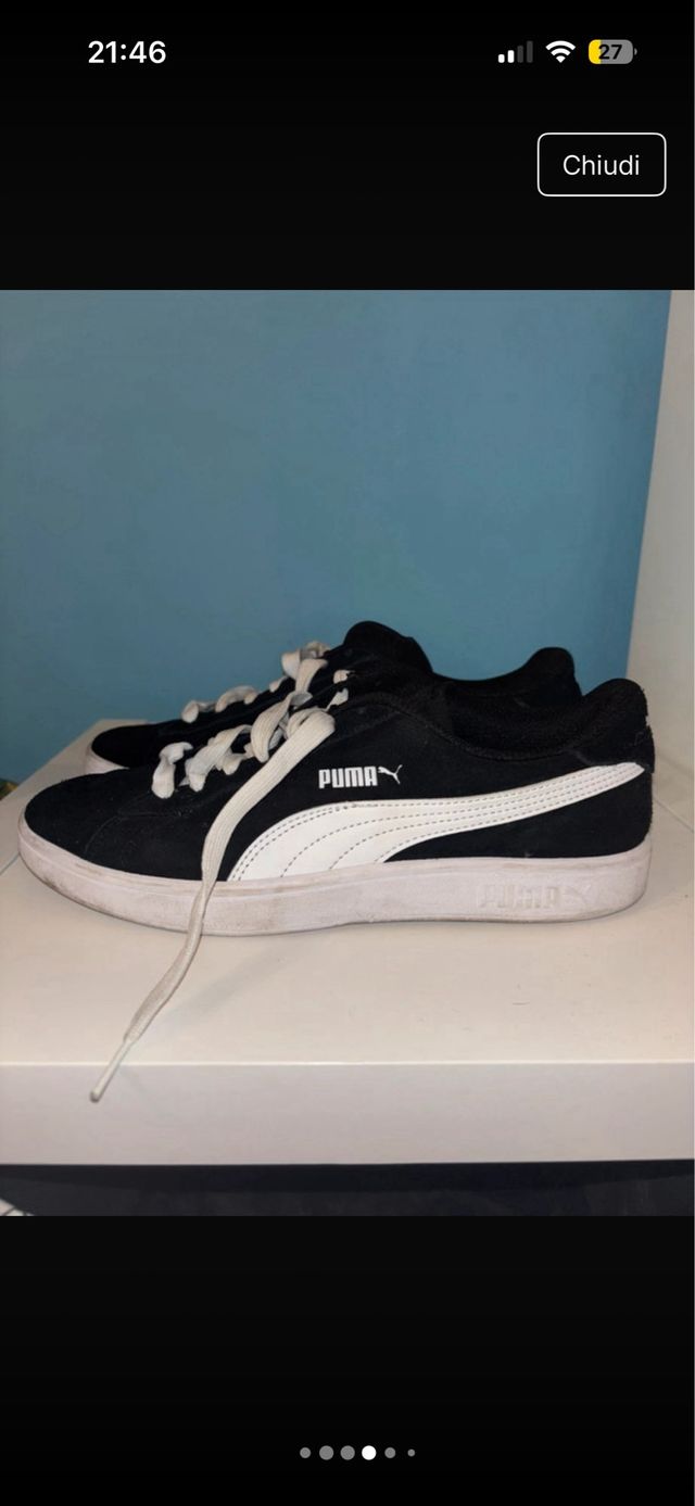 Sneakers Puma nere donna