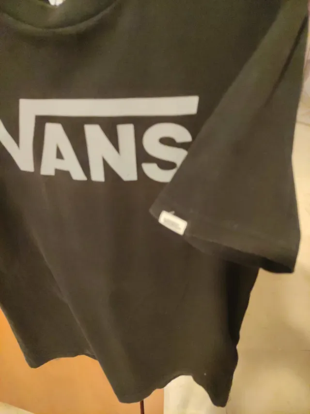Camiseta Vans Negra Niño