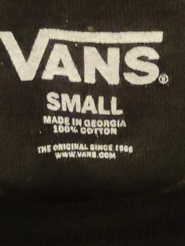 Camiseta Vans Negra Niño