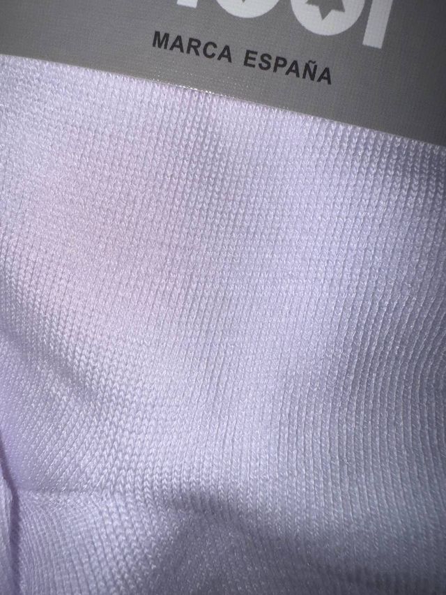 Calcetines blancos de algodón Talla 35-40