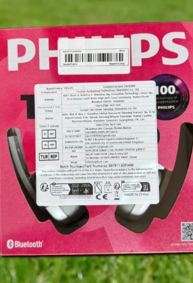 Philips Headphone series TAH2000 white Nuovo