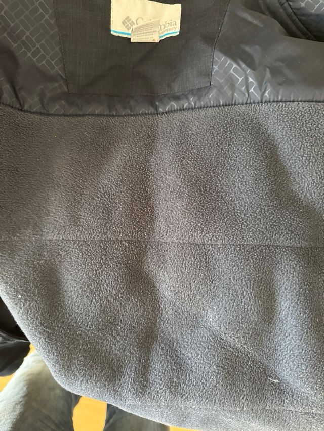 Chaqueta Columbia Negra Hombre