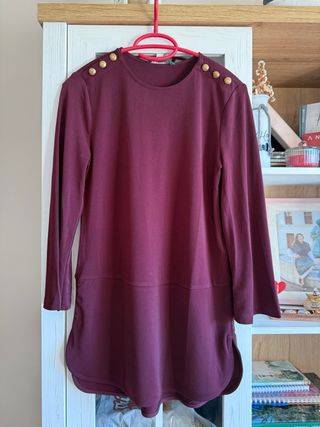 Camiseta Ralph Lauren Morada Botones Dorados