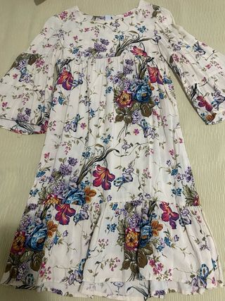 Vestido Zara Flores