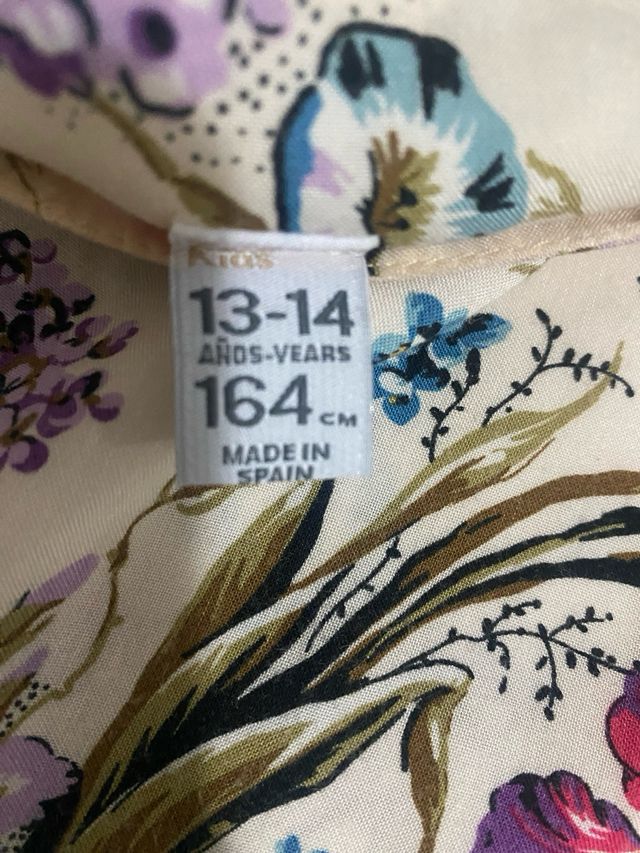 Vestido Zara Flores