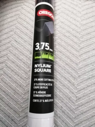 Filo per decespugliatore quadrato in nylon Oregon 3,75 mm