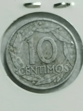 10 Céntimos España 1959 Franco