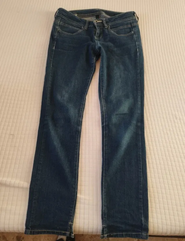 Jeans Benetton Donna Blu