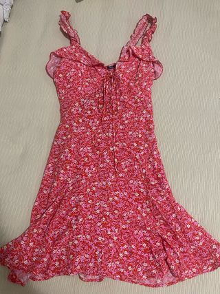 Vestido floral Zara tirantes