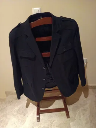 Chaqueta Negra Hombre