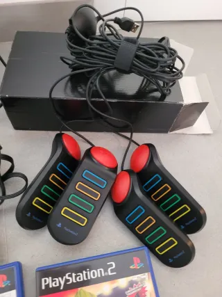 Pack PlayStation 2 con 5 juegos y accesorios