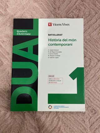 Libro Batxillerat Història del món contemporani