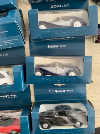 Colección Coches miniatura Clásicos 10 Piezas
