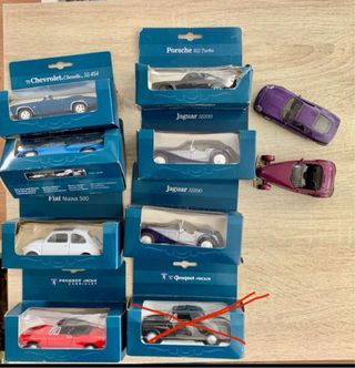 Colección Coches miniatura Clásicos 10 Piezas