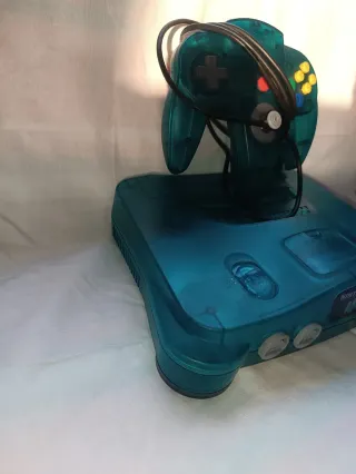 Nintendo 64 BLUE + Super Mario 64