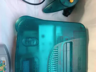 Nintendo 64 BLUE + Super Mario 64