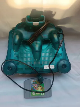 Nintendo 64 BLUE + Super Mario 64