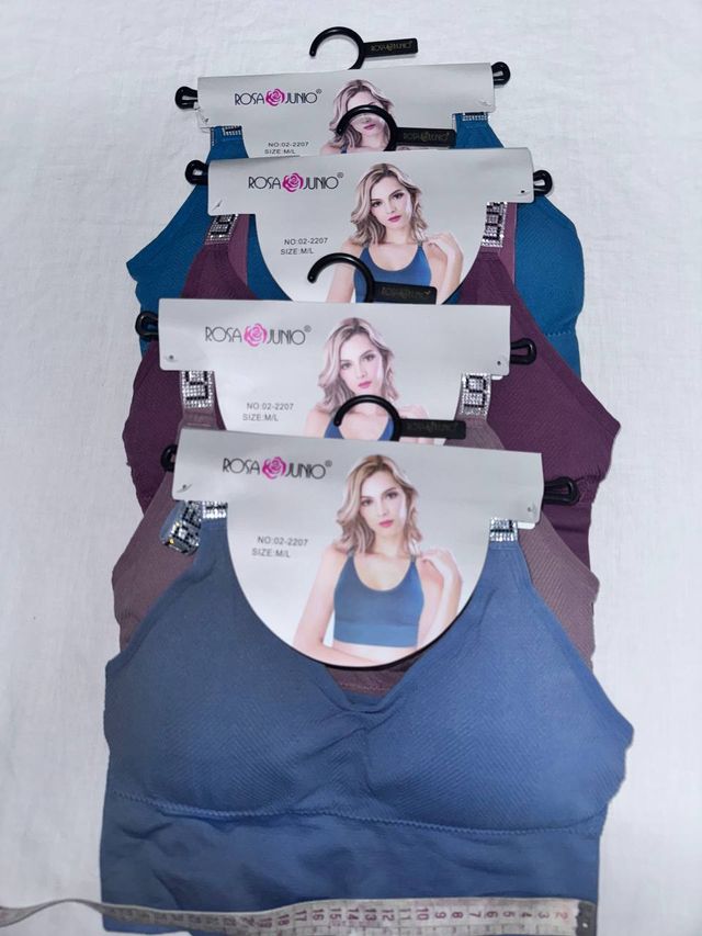 Top deportivo brillo Tallas M/L y L/XL