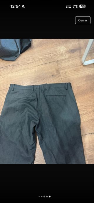 Traje Zara Man cuadros T.44