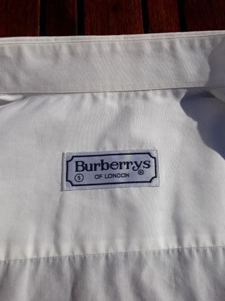 Camisa de ceremonia Burberrys blanca para gemelos