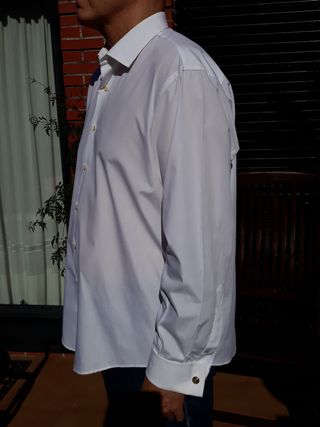 Camisa de ceremonia Burberrys blanca para gemelos