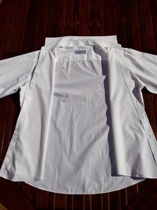 Camisa de ceremonia Burberrys blanca para gemelos
