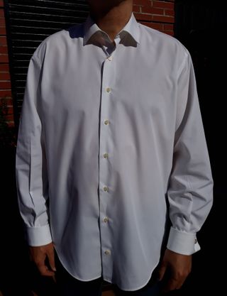 Camisa de ceremonia Burberrys blanca para gemelos