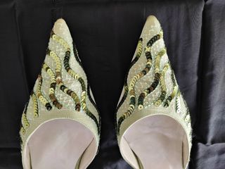 Zapatos de fiesta de color verde