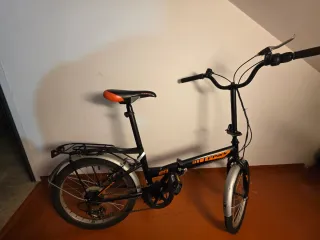 Bicicleta plegable F-Park negra