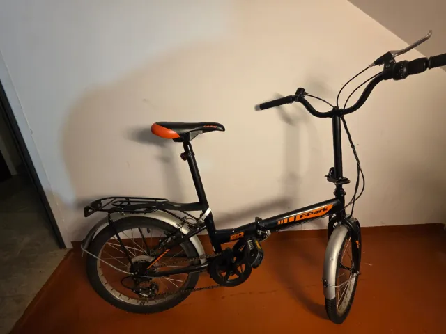 Bicicleta plegable F-Park negra