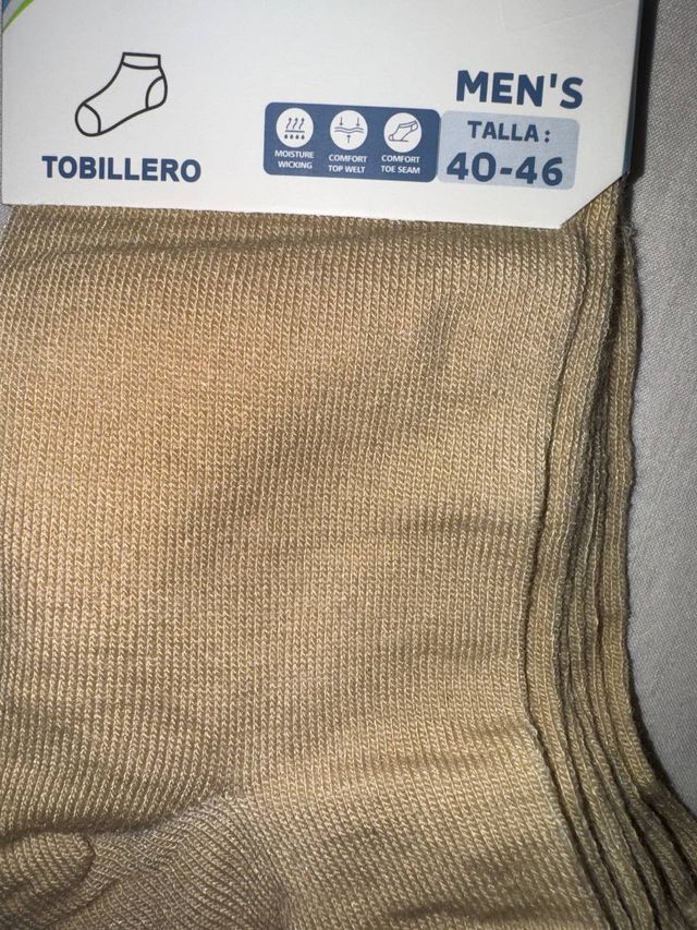 Calcetines tobilleros algodón cómodos talla 40-46