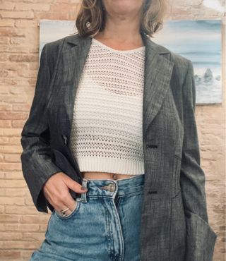 Americana/blazer gris Gerry Weber
