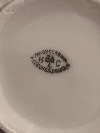 Tazza da tè vintage Cecoslovacchia