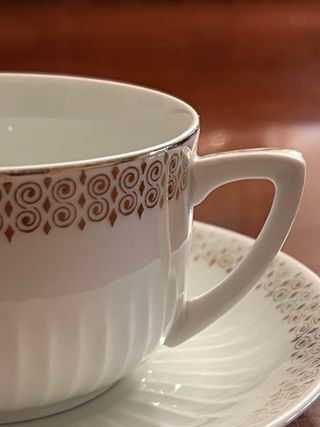Tazza da tè vintage Cecoslovacchia