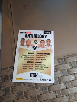 Cromo Panini Flash Back Anthology Real Madrid.