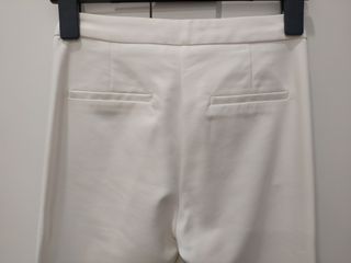 Pantalón Zara Mujer Blanco Talla XS