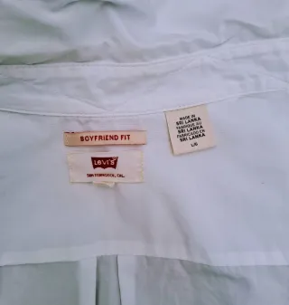 Camisa Levi's Boyfriend Fit Blanca. L.(42/44)